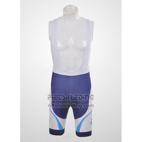 2011 Fietskleding Pearl Izumi Wit en Blauw Korte Mouwen en Koersbroek